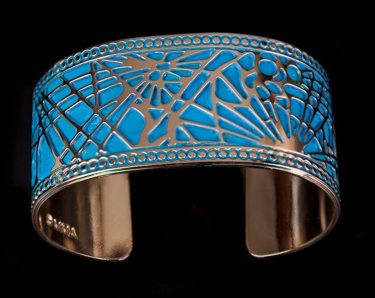 c1900 Art Nouveau Diamond Bracelet  Erie Basin