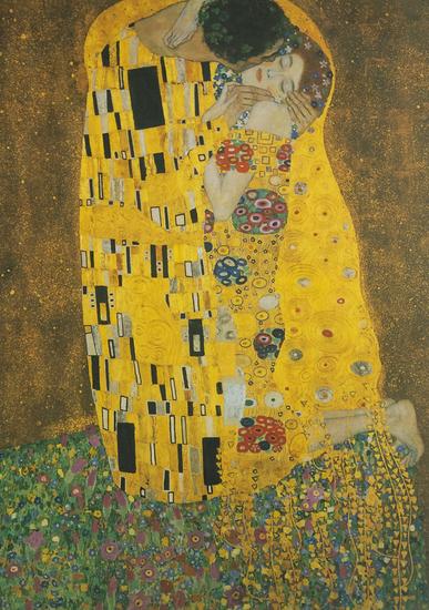 Gustav Klimt postcard sleeve of 10 postcards