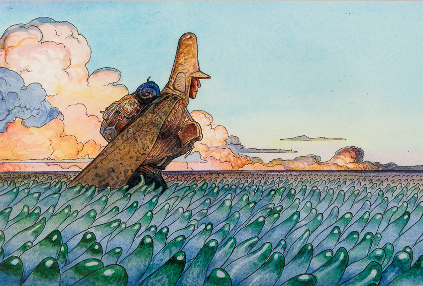 Jean Giraud, Moebius postcard n°5 (Sleeve n°3)