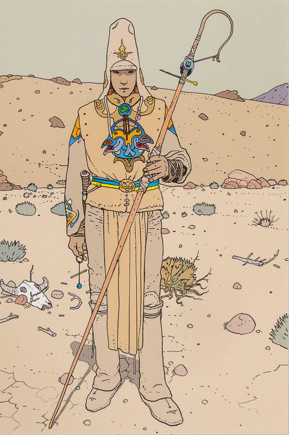 Jean Giraud, Moebius postcard n°6 (Sleeve n°3)