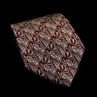 Raoul Dufy Silk tie : Leaves and Waves (red)