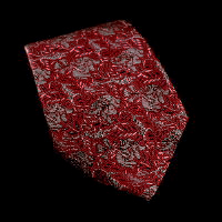 Raoul Dufy Silk tie : Tigers and Elephants (red)