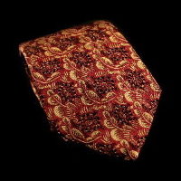 Raoul Dufy Silk tie : Tortoises (red)