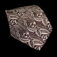 Raoul Dufy Silk tie : Tulips (burgundy)