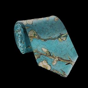 Van Gogh Silk tie : Almond Branches in Bloom