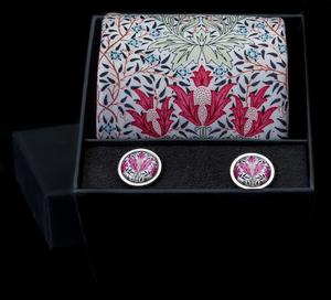 William Morris Tie and Cufflinks Set : Bourne