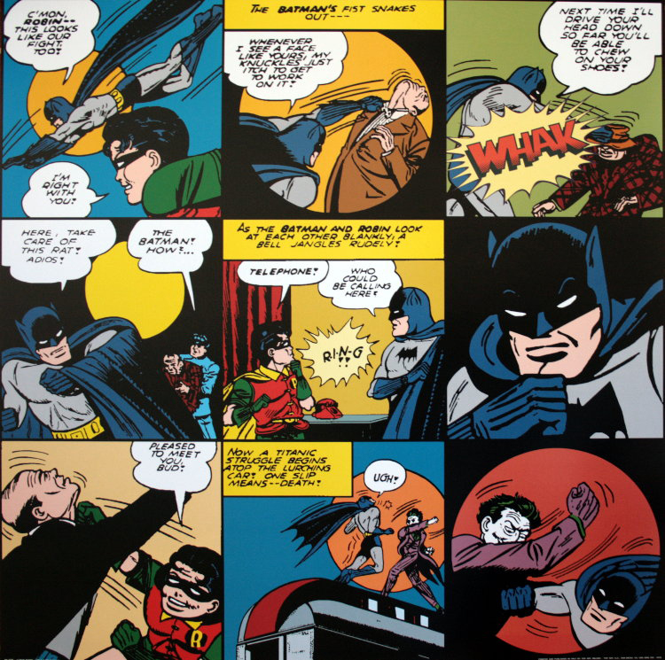 DC Comics : C'mon Robin : 70 x 70 cm (