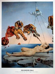 Affiche Salvador Dali : Rêve causé par le vol d'une abeille ... (1944)