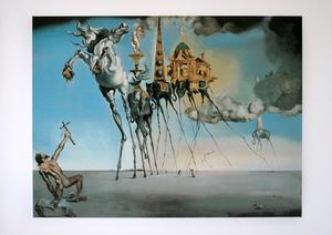 Lámina Salvador Dali, La tentación de sant'Antonio, 1946