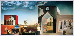 Lámina Salvador Dali, La periferia de la ciudad, 1936