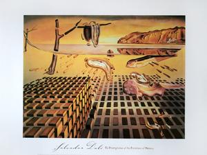 Lámina Salvador Dali, La desintegración de la persistencia de la memoria, 1952