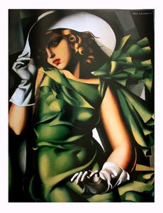 Affiche Tamara De Lempicka : Jeune fille en vert, 1930