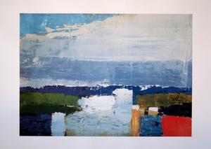 Nicolas De Staël poster print, Paysage du midi, 1953