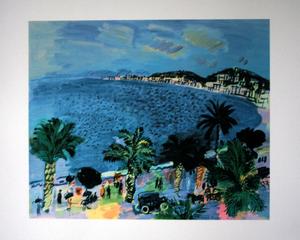 Raoul DUFY : The Bay of Angels, Nice, 1929 : 51 x 41 cm (20