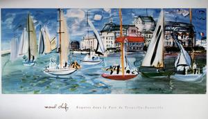 Raoul DUFY : Régates dans le Port de Trouville