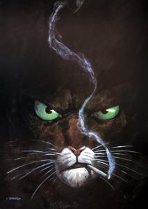 Lámina Juanjo Guarnido, Blacksad Un lugar entre las sombras