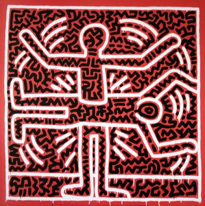 Keith Haring poster print, Untitled, 1983