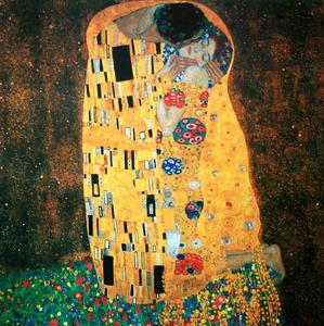 Affiche Gustav Klimt : Le baiser, 1909