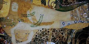 Stampa Gustav Klimt, Sea Serpents II