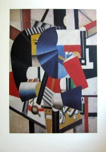 Stampa Fernand Léger : Femme au miroir