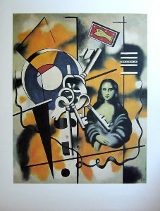 Lámina Fernand Léger : La Gioconda a las llaves