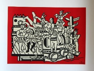 Lithographie Fernand Léger : La grande parade