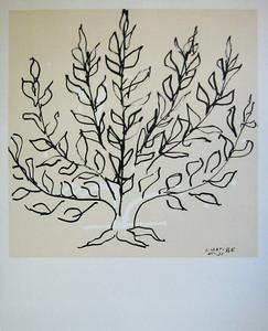 Litografía Henri Matisse, El matorral, 1951