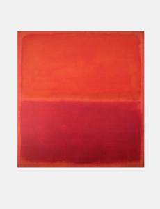 Mark Rothko poster print, n°3 Untitled Orange, 1967