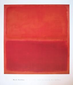 Mark Rothko poster print, n°3, 1967