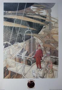 Lámina François Schuiten, Le voyage du siècle