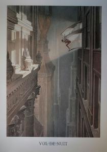 Lámina François Schuiten, Vol de  nuit