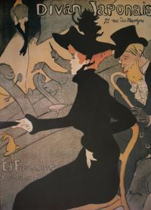 Affiche d’Art Toulouse-Lautrec - Le divan Japonais