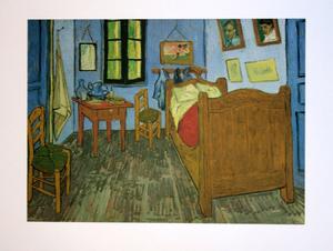 Affiche Vincent Van Gogh : La chambre de Vincent, 1889