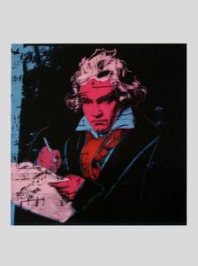 Affiche Andy Warhol : Beethoven (Red face), 1987