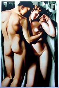 Affiche Tamara De Lempicka : Adam et Eve, 1932