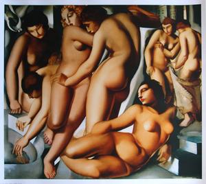 Affiche Tamara De Lempicka : Femmes au Bain, 1929