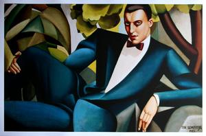 Affiche Tamara De Lempicka : Portrait du Marquis d'Afflitto, 1925