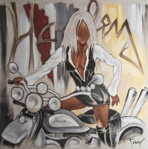 Pierre Farel poster print, Harley Davidson