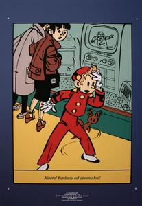 Sérigraphie André Franquin : Spirou et Fantasio : Misère Fantasio est devenu fou !