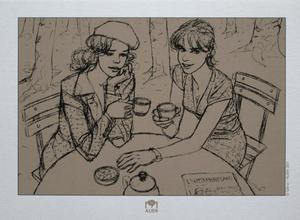 Serigrafia Jean-Pierre Gibrat, Tea Time