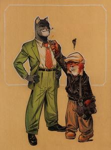 Stampa Juanjo Guarnido, Blacksad, The lighter