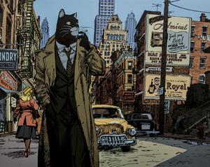 Lámina Juanjo Guarnido, Blacksad, New York ...