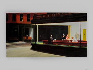 Lámina Edward Hopper, Nighthawks, 1942