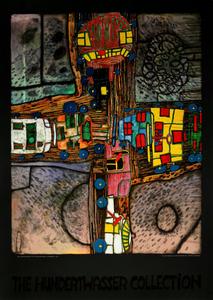 Affiche Hundertwasser : Crossroads