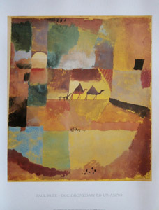 Stampa Paul Klee, Due dromedari ed un asino, 1919