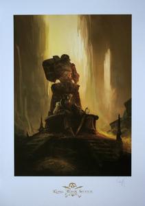 Mathieu Lauffray signed Art print, Long John Silver, T4