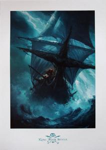 Affiche Mathieu Lauffray : Long John Silver n°4