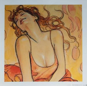 Lámina firmada de Milo Manara, Eros