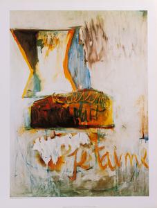 Stampa Robert Motherwell, Je t'aime No.3 with loaf of bread