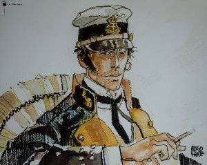 Lámina de Hugo Pratt, Corto Maltese : Les Ethiopiques